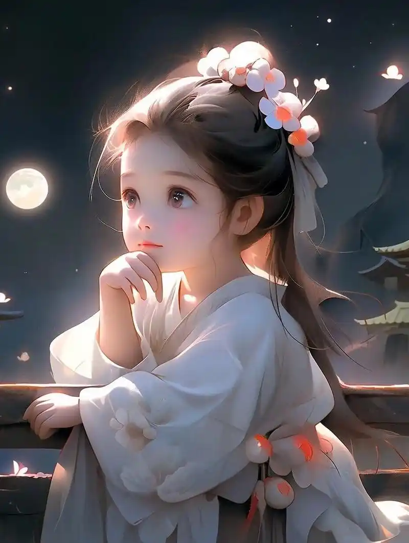 可爱头像丨古风萌娃小女孩愿你元气满满