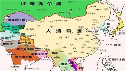 历史上清朝一共丢失了多少领土领土丢失了有365万平方公里