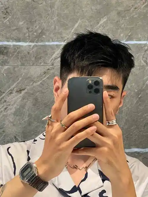 男生的短三七分发型,打理教程_step_短发_头发