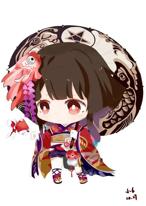 q版阴阳师|插画|创作习作|小6爱画画_原创作品-站酷(zcool)