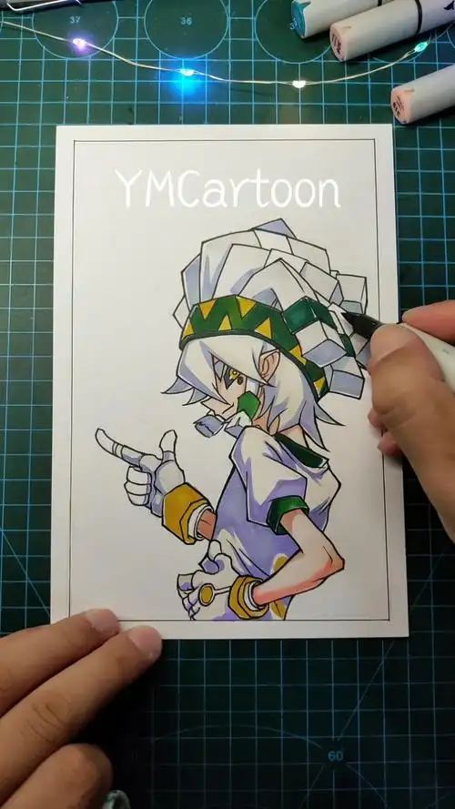 动漫手绘今天画的凹凸世界帕洛斯