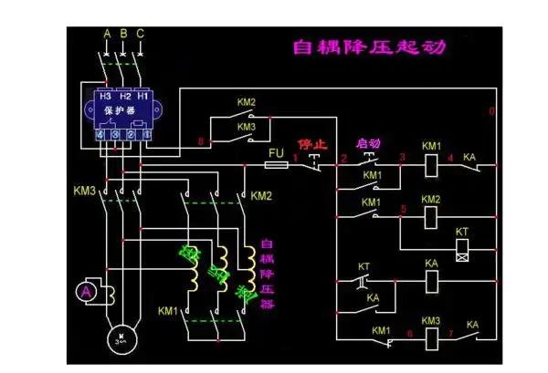 自耦变压器怎么接线?