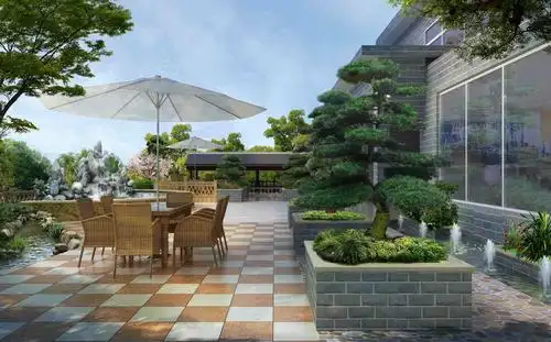 有些人看到别人家的别墅院落装修得很漂亮,便在装修时照搬照