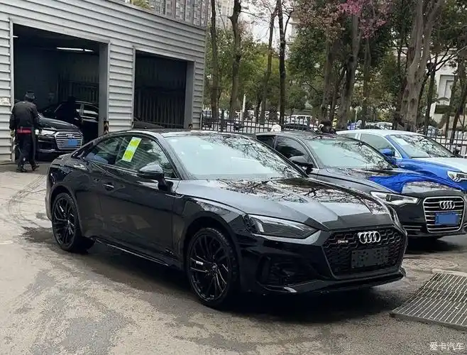 奥迪a5提车作业2021款a540四驱量子灰已提
