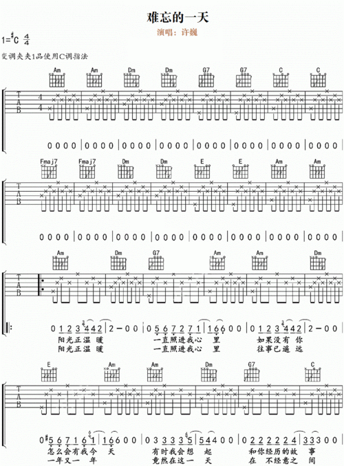 许巍《难忘的一天》,超好听!