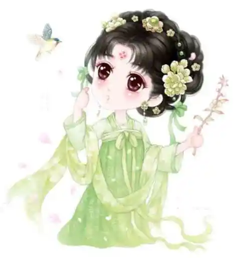 q版古代美女头像图片