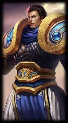 lol原画,德玛西亚之力盖伦