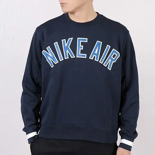 nike耐克卫衣男装夏季新款运动服air针织圆领舒适休闲套头衫ar1823
