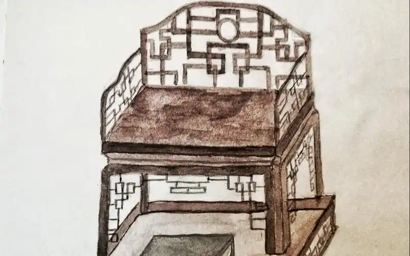 【手绘】古风家具—清代手绘家具