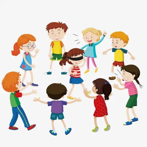 七夕情侣捉迷藏吗表情包插画