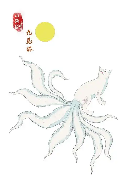 山海经九尾狐