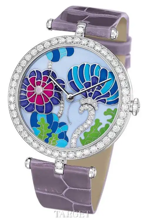 翅膀上的时间梵克雅宝蝴蝶腕表