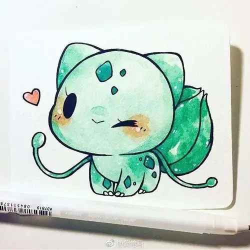 倒霉上那种可爱萌萌的小精灵简笔画