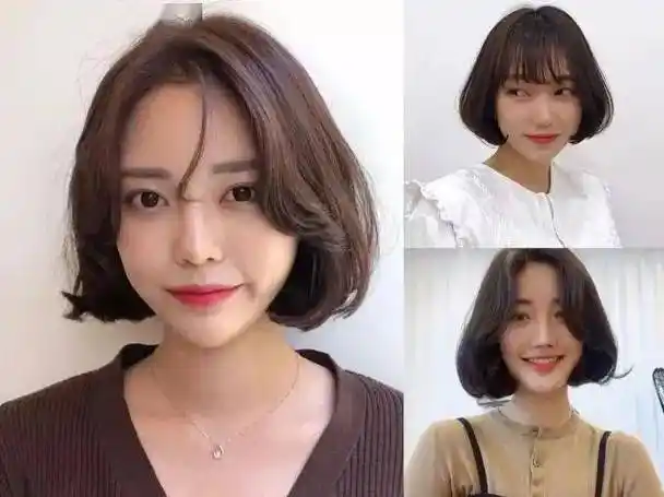 最近比较流行的"小c卷"短发,首选这4款,很显嫩!_女生_刘海_发型