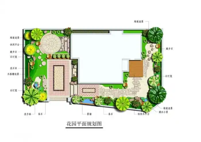 万博翠湖花园日式园林平面规划图 - 设计作品 - 广州欣辉园林景观工程