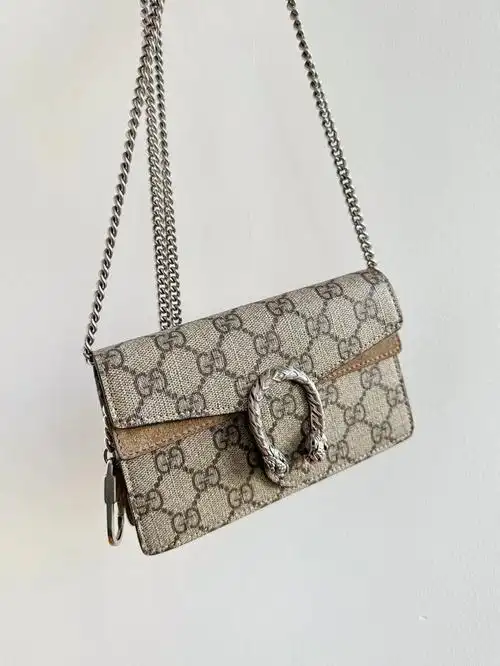 gucci酒神超迷你链条包