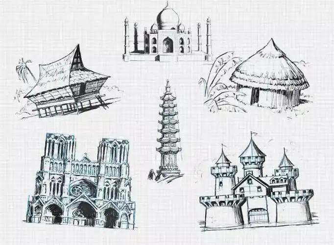 还有俄罗斯莫斯科圣罗勒大教堂,法国兰斯大教堂,希腊雅典帕特农神庙