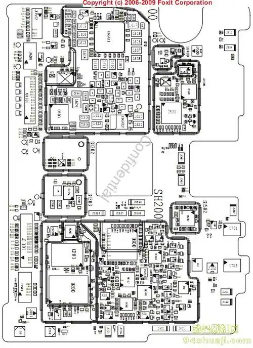 小米mix/mix2/mix2s/mix3手机维修图纸 电路原理图纸 主板位号图纸