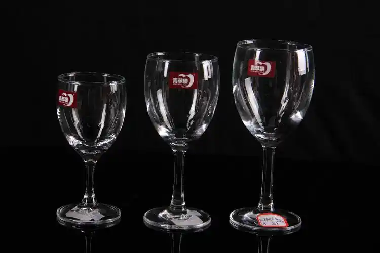 青苹果玻璃红酒杯