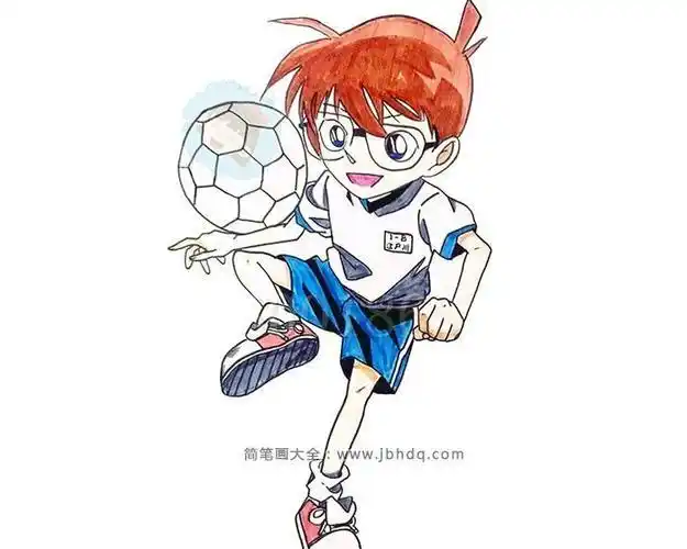 简笔画名侦探柯南表情