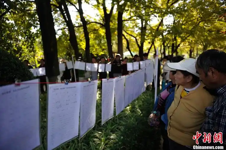 昆明举行公园相亲会家长成主力