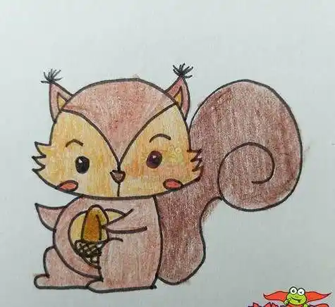 松鼠的简笔画 松鼠的简笔画简单