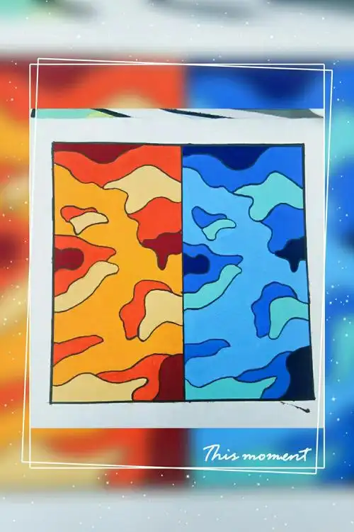 其它 作业展览 写美篇 谭子意 冷暖对比