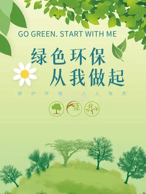 环境保护公益海报