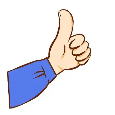 点赞手势原创卡通素材表情赞赏png素材