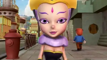 猪猪侠:白雪王后买到珍稀宠物,带出来逛街,惹得公主一阵嫉妒