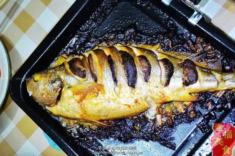 奥尔良烤麒麟黄花鱼(海鲜)的做法步骤