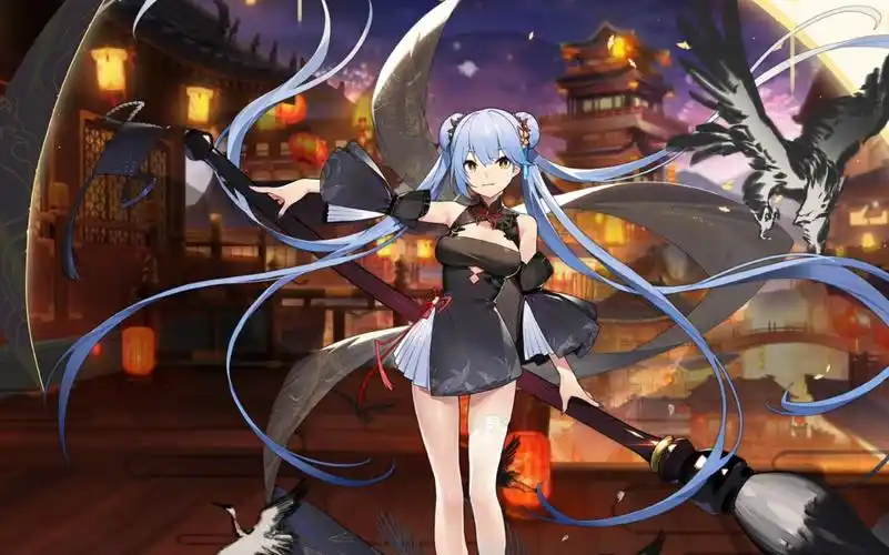 碧蓝航线埃塞克斯笔墨乾坤换装鉴赏