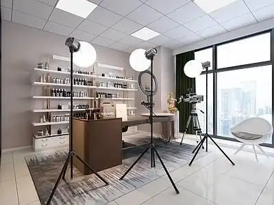 带货直播间如何装修设计安徽山水精工装打造吸引人气直播间