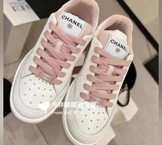 chanel22p熊猫鞋粉红色