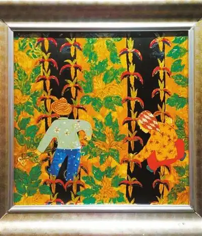 宁夏非遗农民画与漆艺相遇