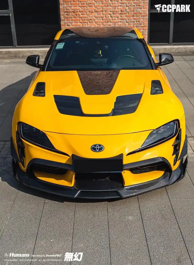 全球首台supra宽体版本机盖与叶子板.#supra牛魔王  - 抖音