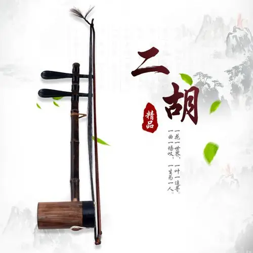 京胡乐器 紫竹担子专业琴轴京胡 京剧表演初学者民族乐器