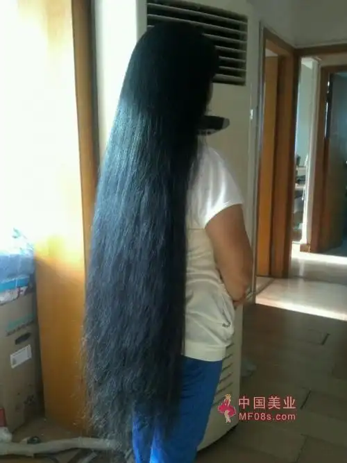 15米特粗的黑头发-深圳mm310# 剪发_中国长发