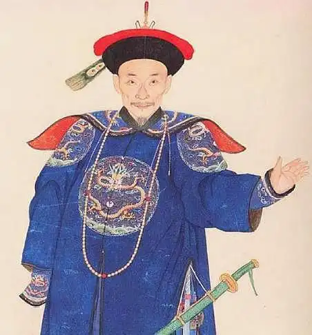 清朝名将福康安画像.