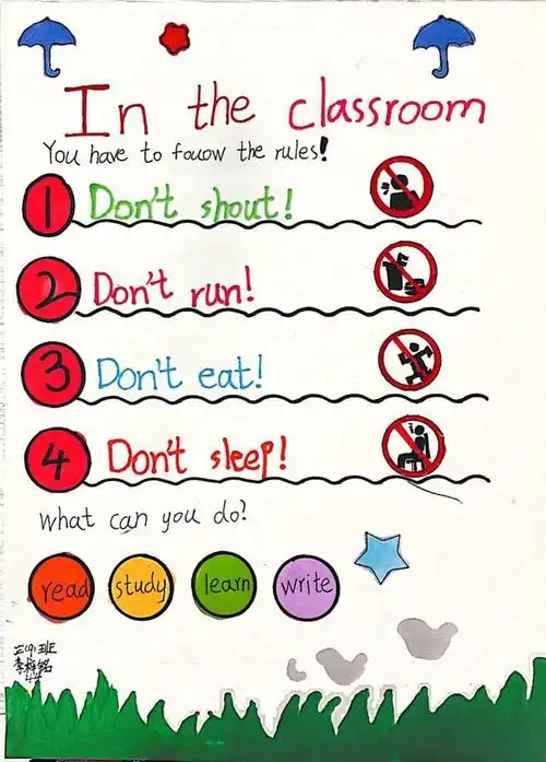 星澄学校三年级英语学科活动之makeclassrules