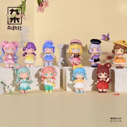 九木杂物社迷你世界少女团花系少女系列盲盒手办娃娃公仔玩具摆件
