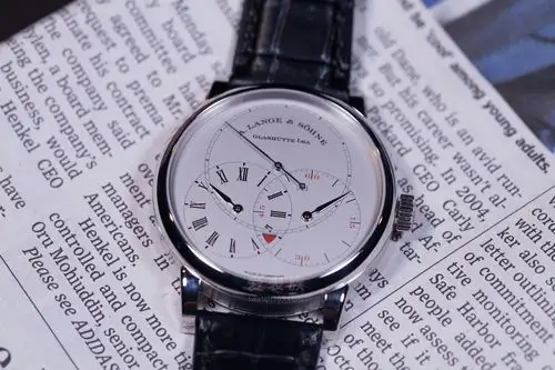 朗格richard lange jumping seconds跳秒铂金灰面男表252.025