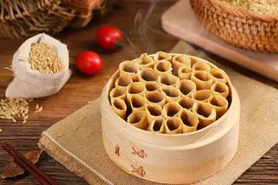 沸水收藏人数 343良润烘焙山西美食-莜面栲栳栳/莜面窝窝(茄子西红柿