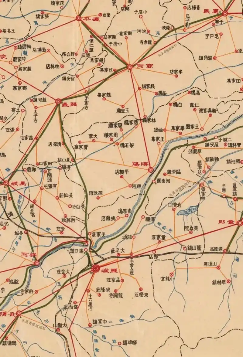 这是1933年,山东济南,难得一见的老地图,济南朋友快看看,这图准确吗?