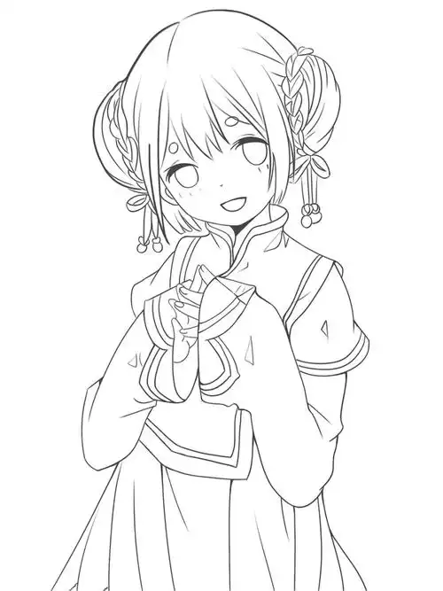 素材来源于网络最后一张是原图加油加油今天调了一个我自己喜欢的勾线