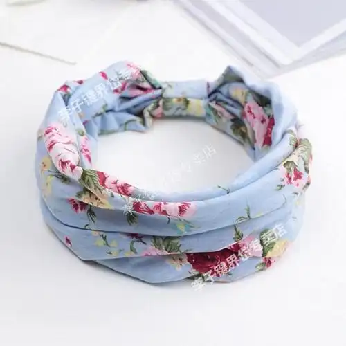 护额保暖防风护额头带运动发带女防风保暖骑行头巾防寒jc857彩色条纹