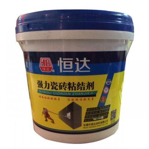 恒达 强力瓷砖粘结剂 瓷砖胶 背胶 玻化砖粘合剂瓷砖界面 1kg 5kg 1