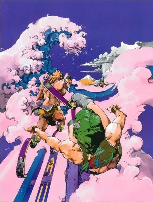 东京奥运会公开官方海报jojo风的残奥选手简直燃爆