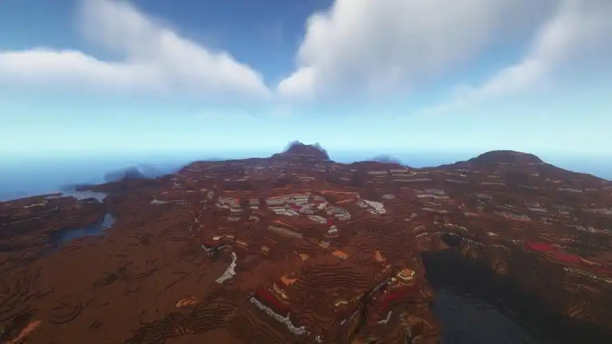 minecraft|唯美风景(丹霞地貌/恶地)