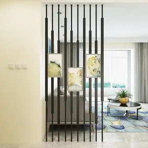 铁艺大厅客厅格栅房间新款装饰隔断背景墙家用挡楼梯口的屏风装饰